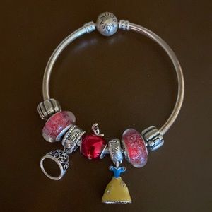 Pandora Snow White Bangle Bracelet